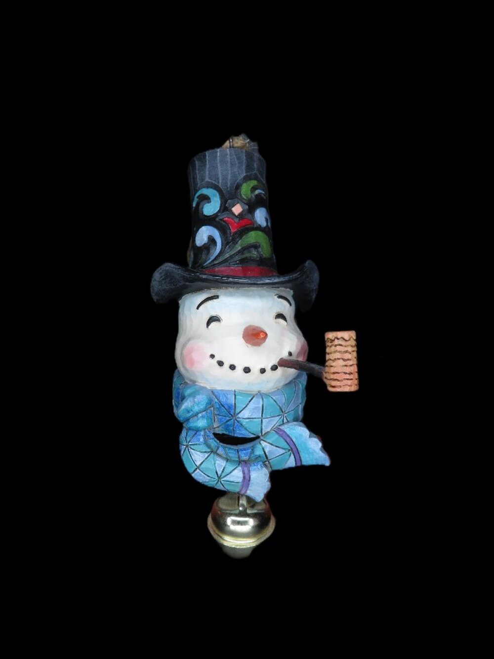 Jim Shore Wooden Snowman Ornament
